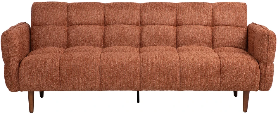 3-vietė miegamoji sofa „SERENA“, plytų raudonumo spalvos