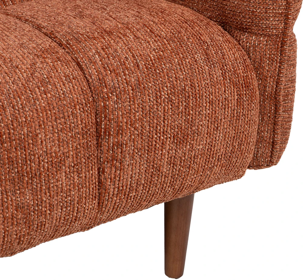 3-vietė miegamoji sofa „SERENA“, plytų raudonumo spalvos