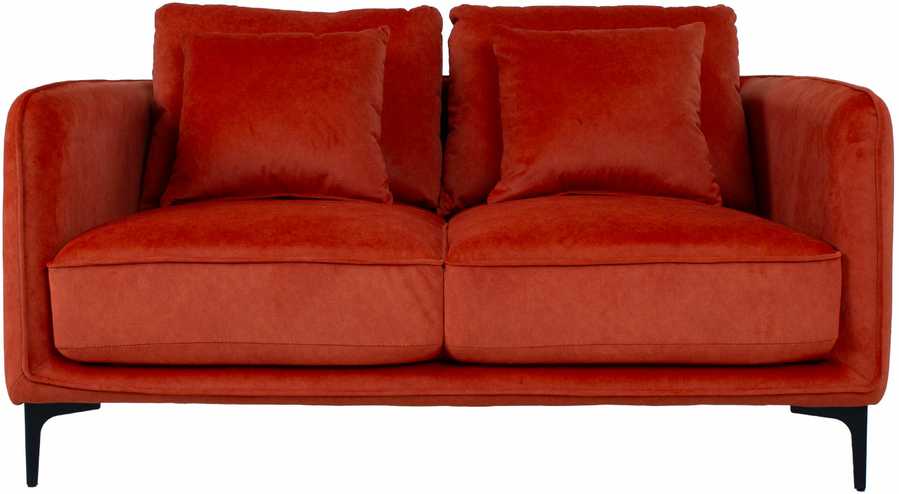 Home4You Sofa BIANKA Dvivietė, Oranžinė