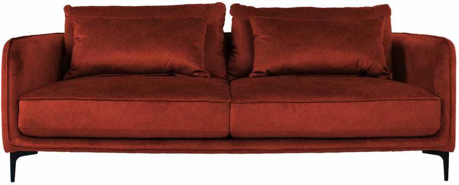 Home4You Oranžinis Sofa BIANKA 3-seater, oranžinis