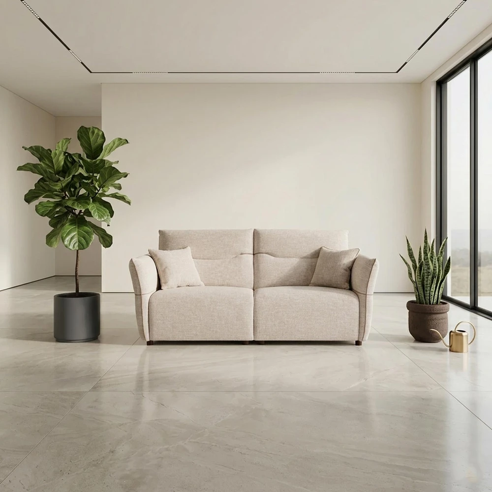 Home4You Sofa CALLA 2,5 vietos, avižų baltas