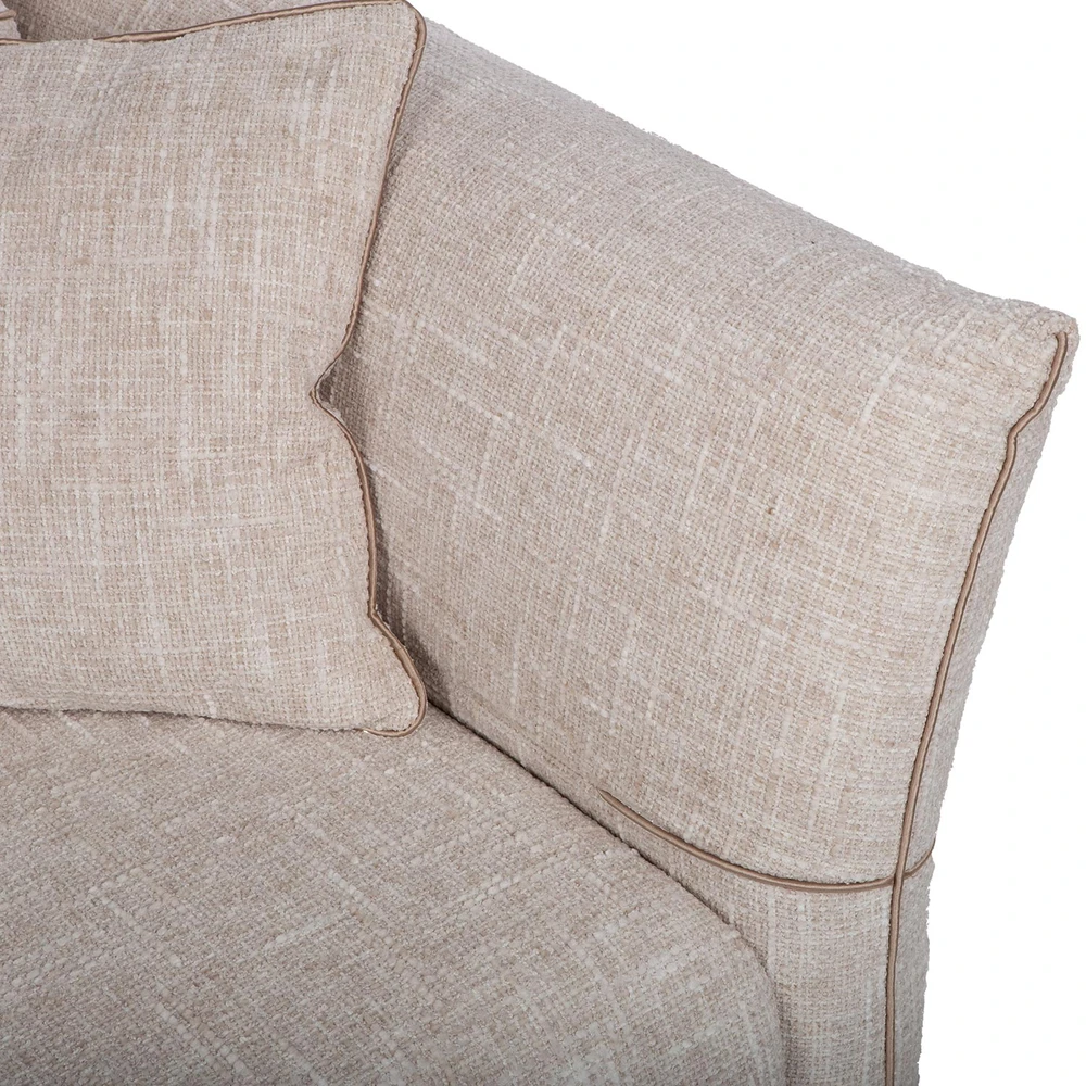 Home4You CALLA 3-vietė sofa, avižų baltas