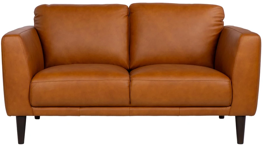 Lova Dvivietė sofa „HAVANNA“, konjako rudos spalvos
