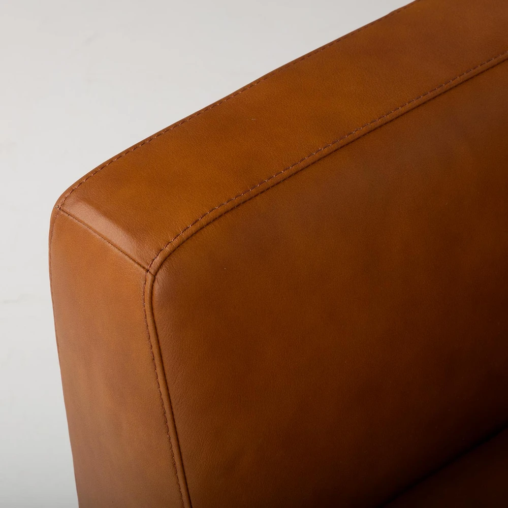 Lova Dvivietė sofa „HAVANNA“, konjako rudos spalvos