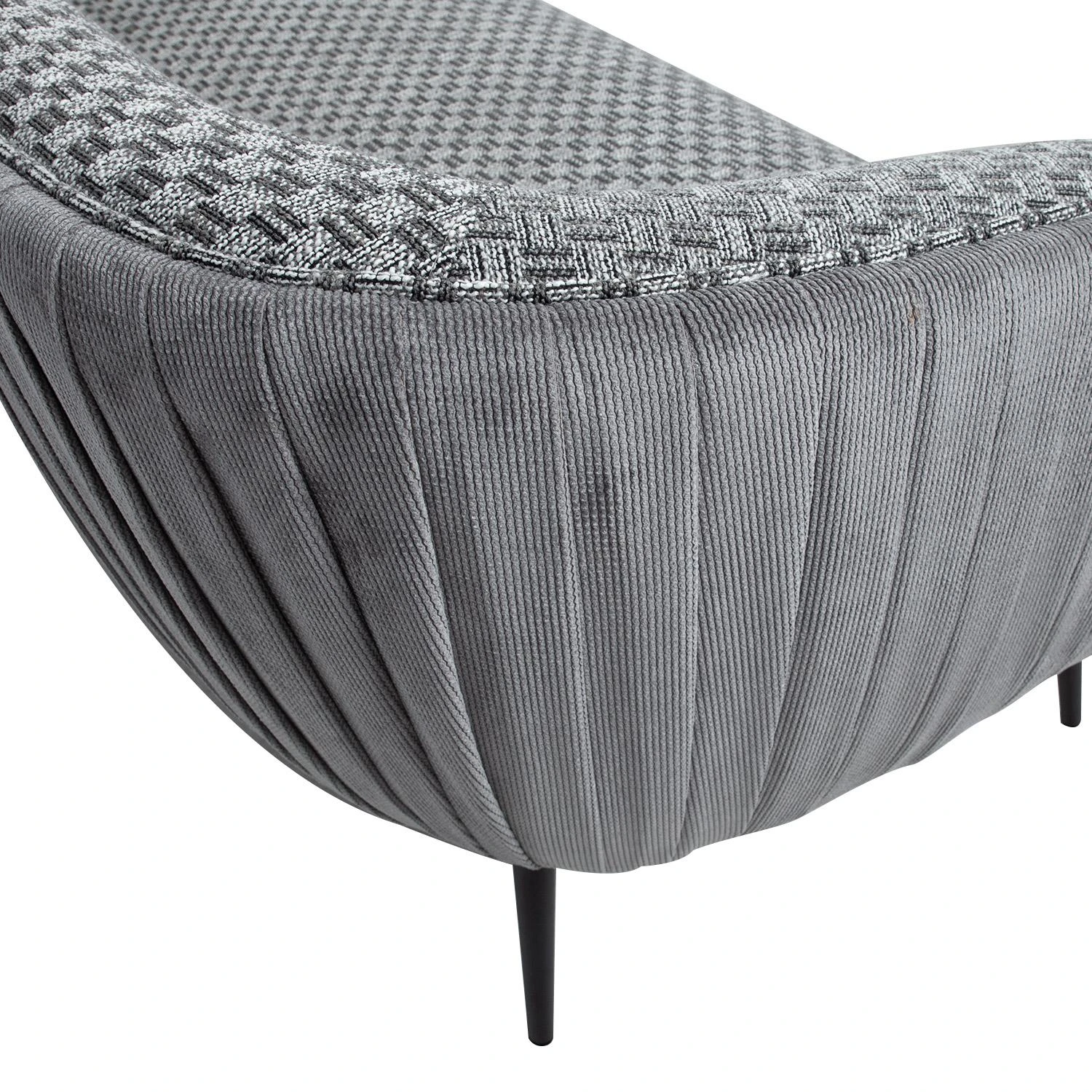 Home4You Sofa ACCENT 3-vietė, pilka