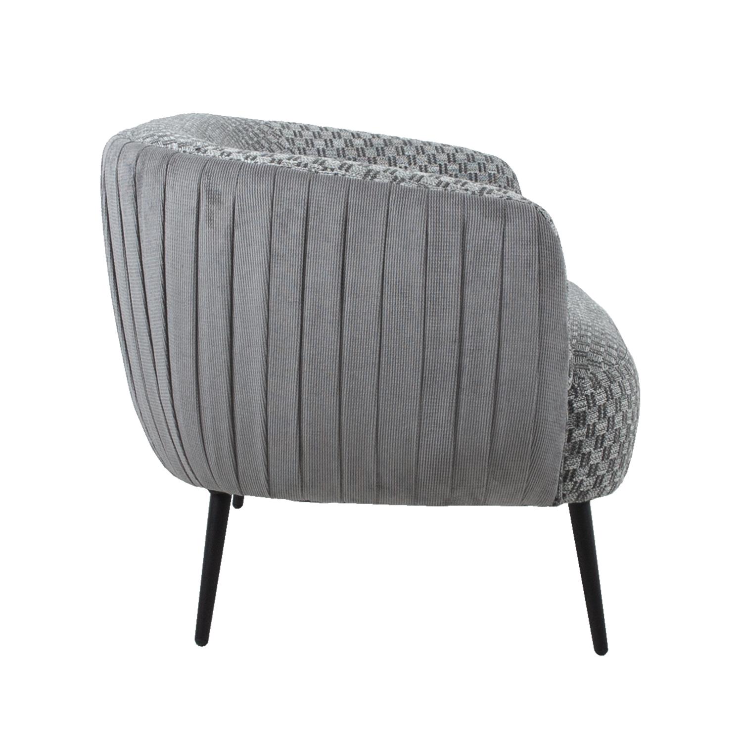Home4You Sofa ACCENT 2-vietė, pilka