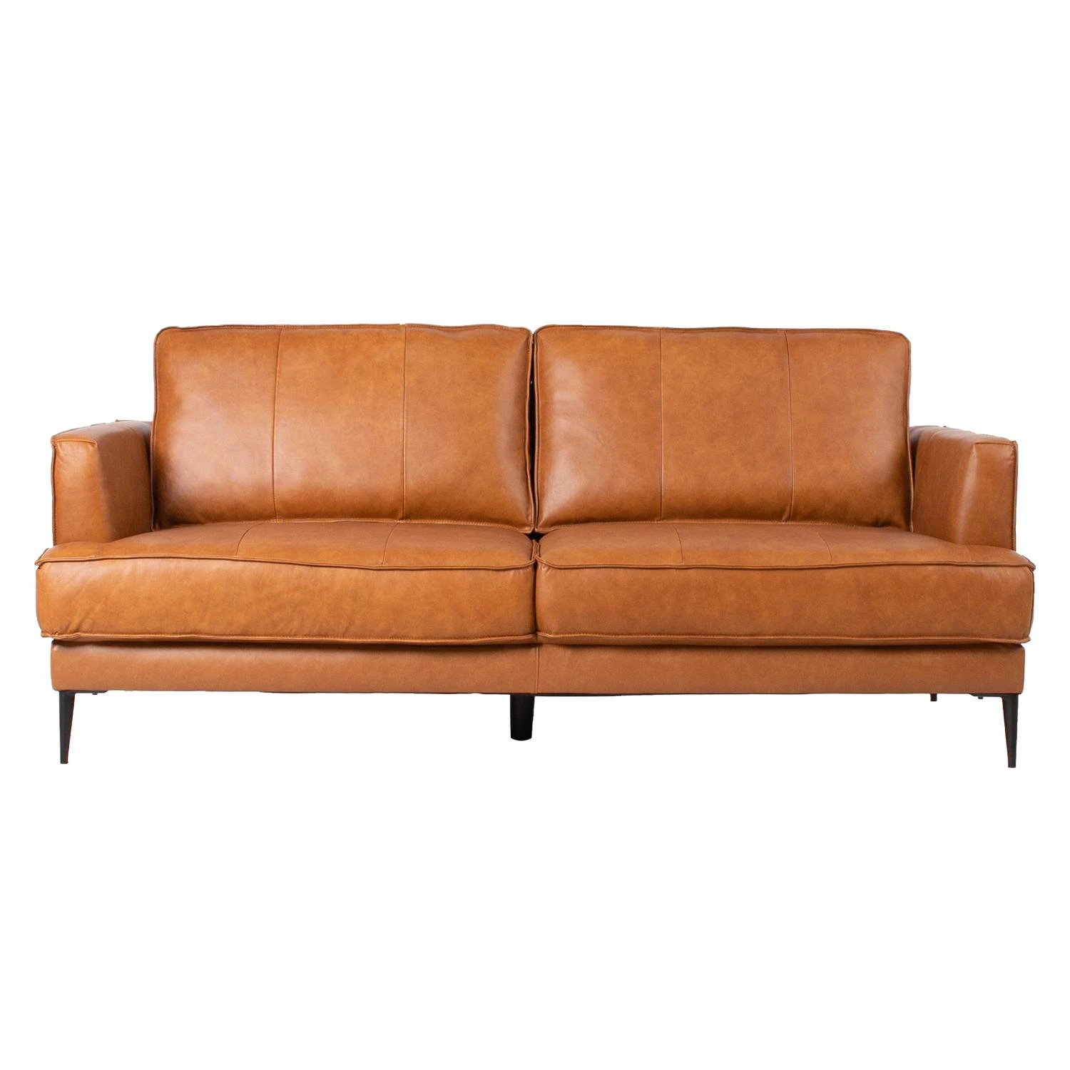 Home4You Sofa LEO 3-vietė, šviesiai ruda
