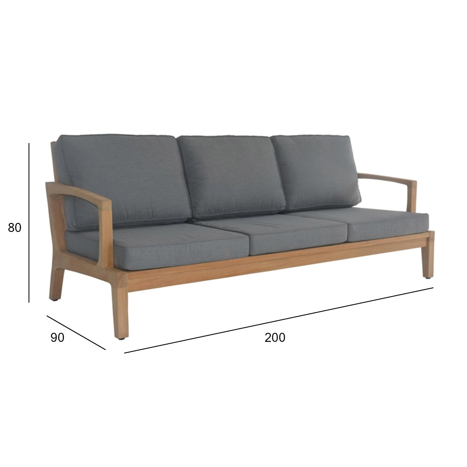 Home4You Sofa MALDIVE 3-vietė