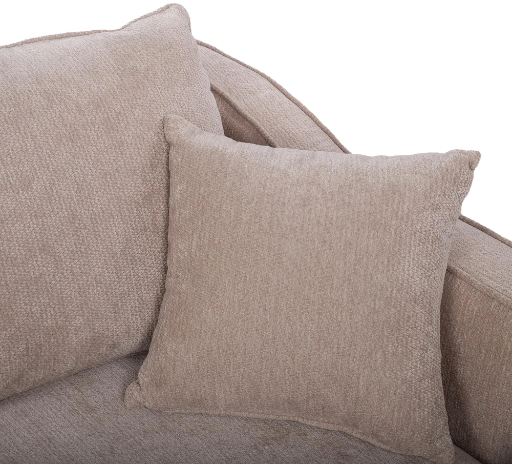Dvivietė sofa „SIENNA“, smėlio spalvos