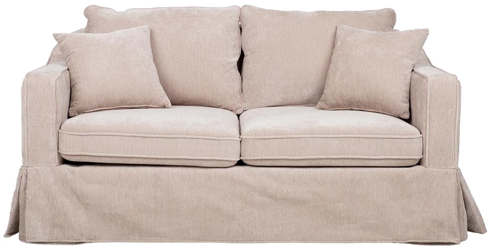 Dvivietė sofa „SIENNA“, smėlio spalvos