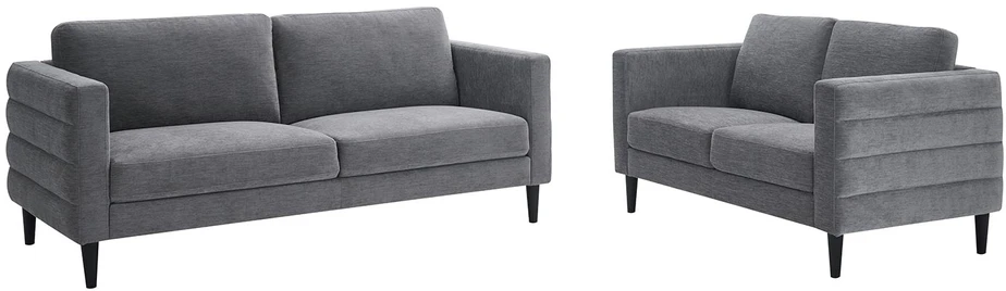 Home4You Sofa STEVENS 2 vietų, pilka