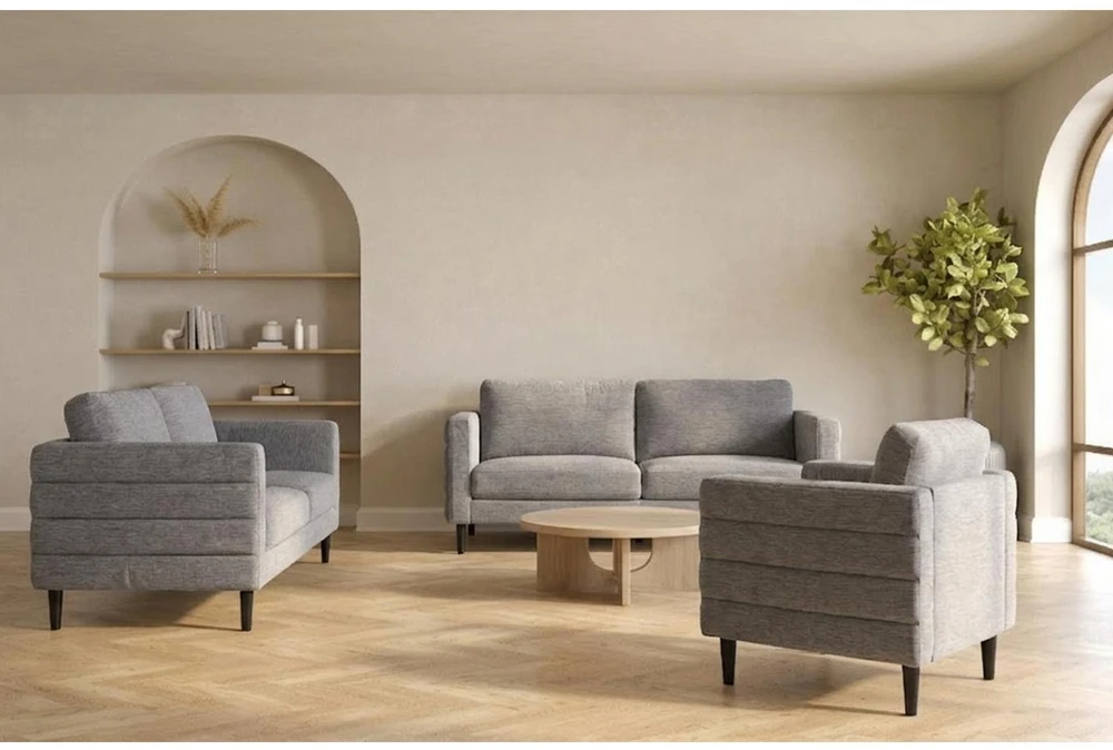 Home4You Sofa STEVENS 2 vietų, pilka