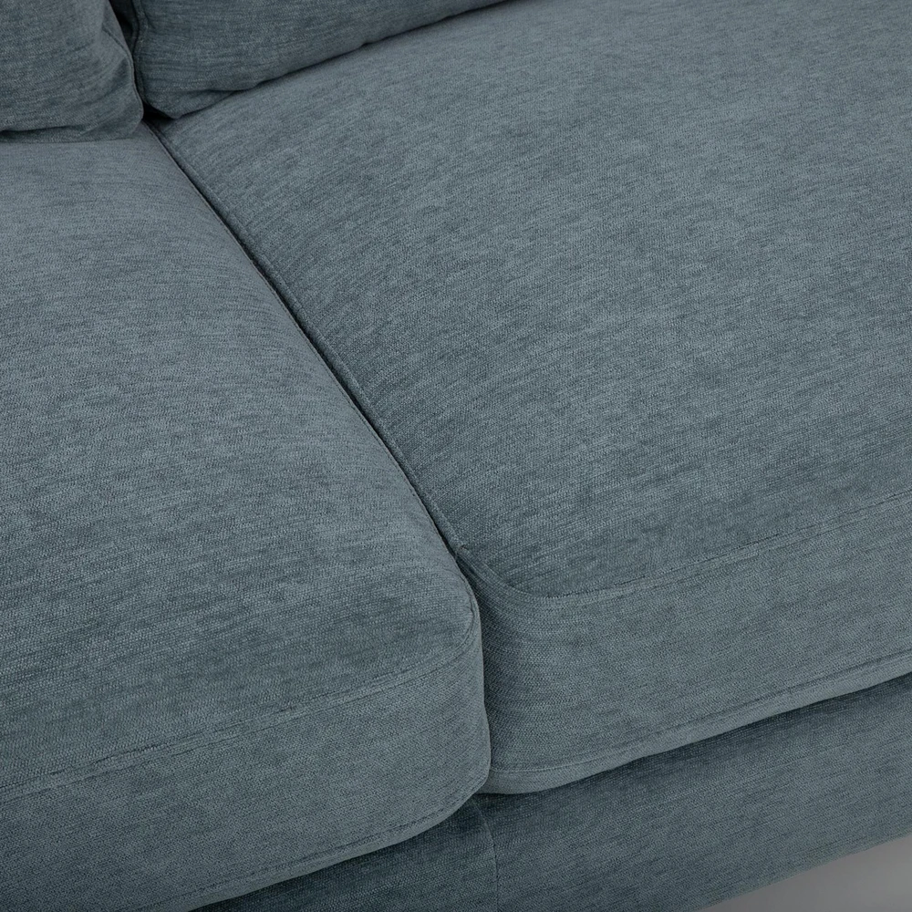 Home4You Sofa STEVENS trivietė, žalsvai pilka