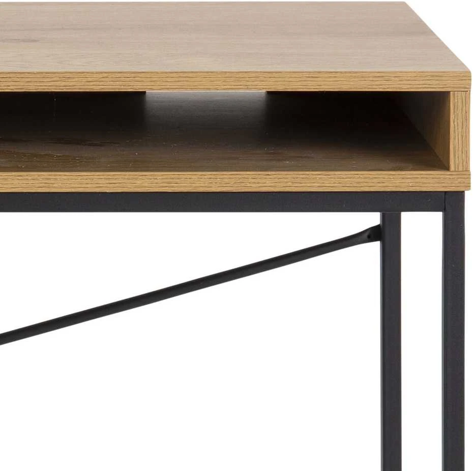 Home4You Actona Seaford stalas su stalčiumi ąžuolas