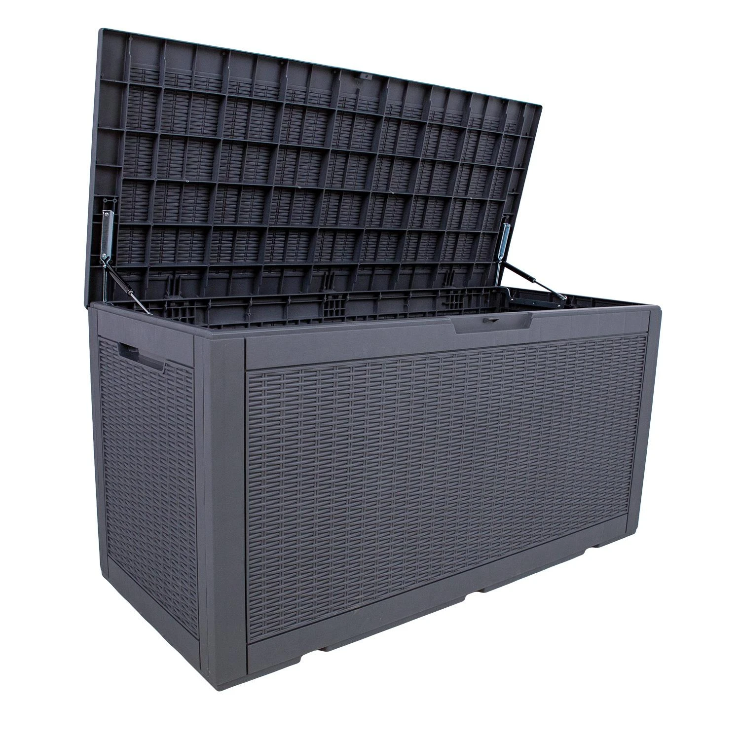 Home4You Storage box SAYA 122x54,5x63cm/380L, pilkas plastikas