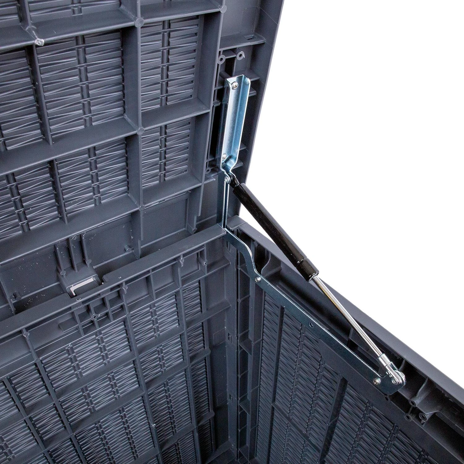 Home4You Storage box SAYA 122x54,5x63cm/380L, pilkas plastikas