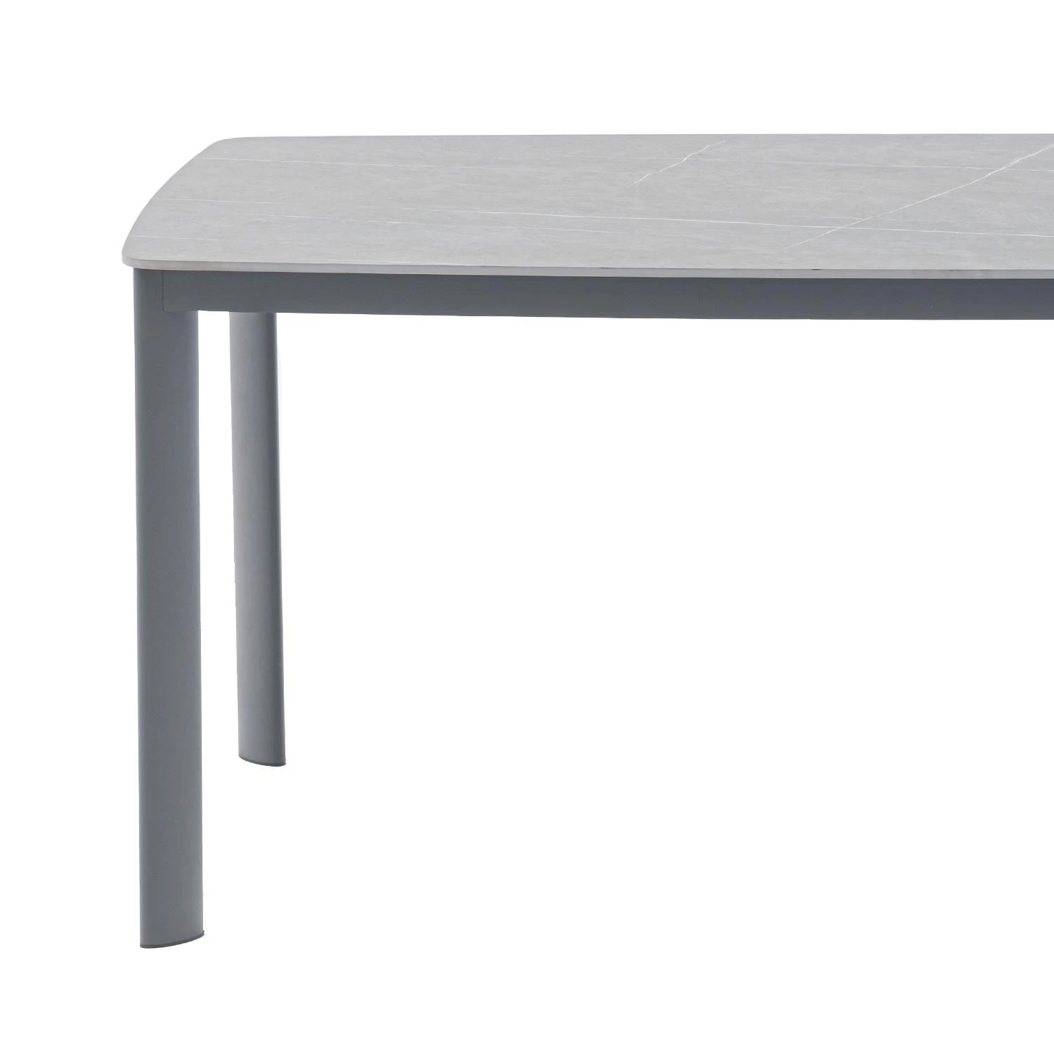 Home4You Stalas BEIDA 180x90xH75cm, pilkas