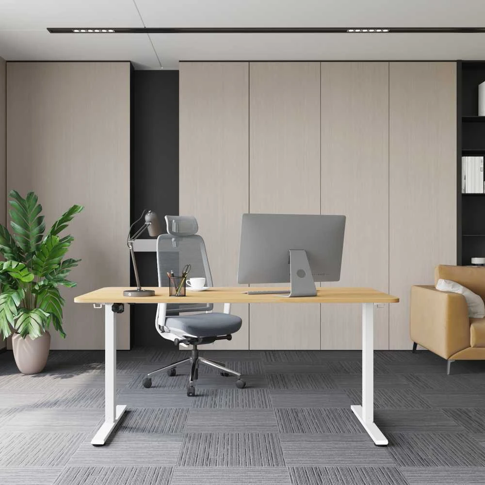 Home4You Stalo koja ERGO FIT su 1 varikliu, balta