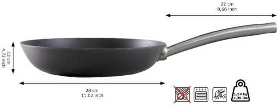 Skottsberg Anglies plieno keptuvė Skotsberg 28 cm