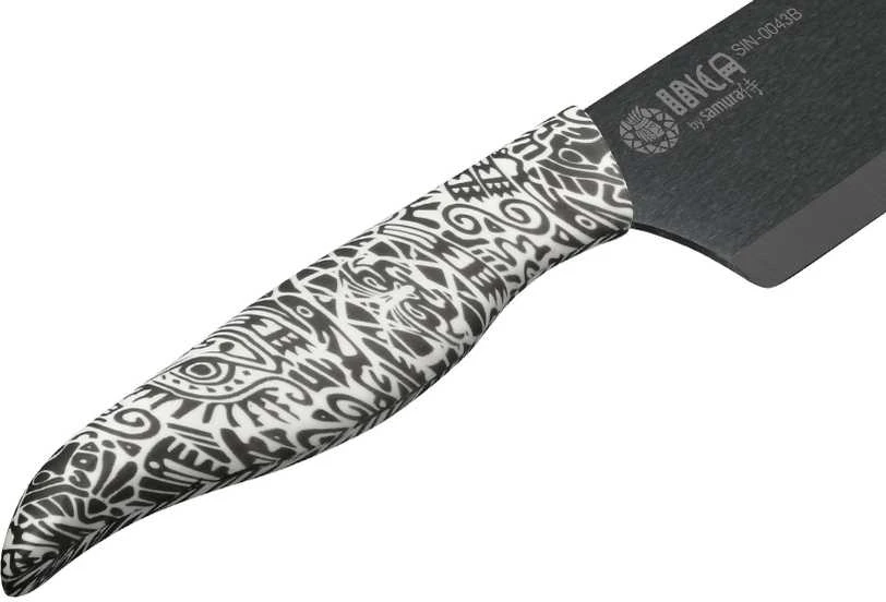 Sia Samura Latvija Keraminis Peilis nakiri 16,5cm „INCA" juodas