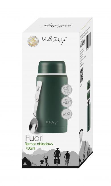 Vialli Design Kulig Spolka su o.o (Lenkija) Termosas maistui, nerūdijantis plienas, žalias 750ml