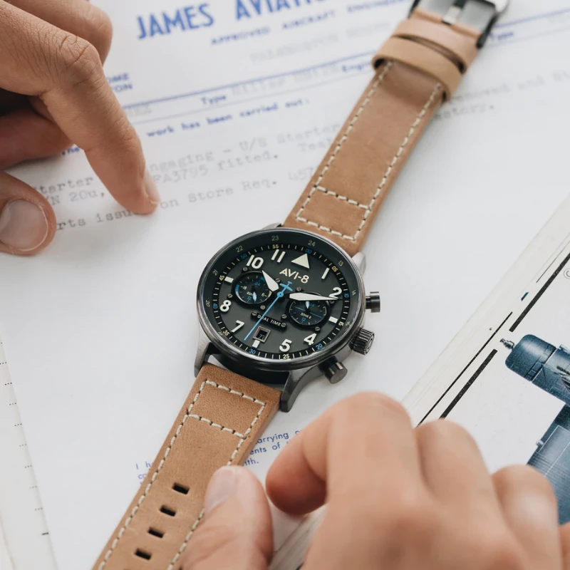 Laikrodis AVI-8 Hawker Harrier II Matador Chronograph AV-4065-02