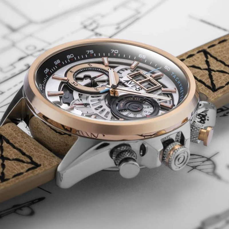 Laikrodis AVI-8 Hawker Harrier II Matador Chronograph AV-4065-02