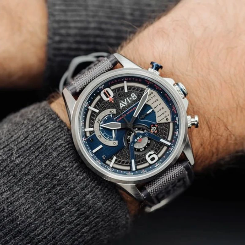 Laikrodis AVI-8 HAWKER HARRIER II Retrograde Chronograph AV-4056-04