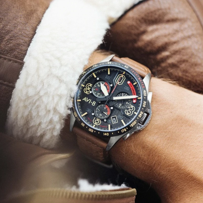 Laikrodis AVI-8 P-51 Mustang AV-4077-02