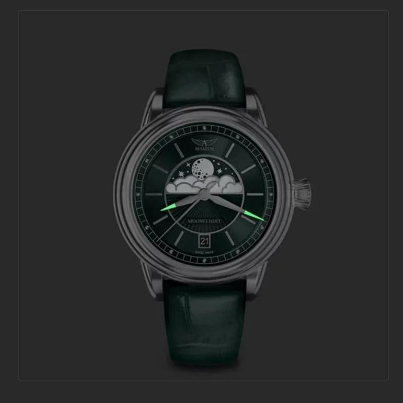 Laikrodis AVIATOR Douglas Moonflight V.1.33.0.262.4
