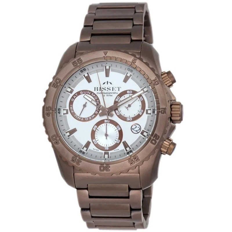Laikrodis BISSET Titanium Chrono BSDF16VISY10BX