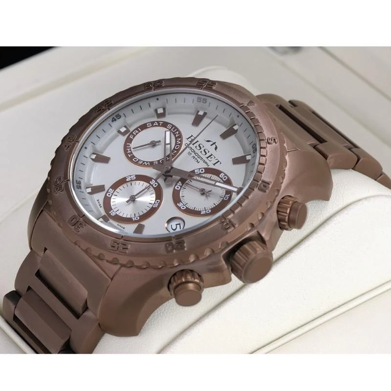 Laikrodis BISSET Titanium Chrono BSDF16VISY10BX
