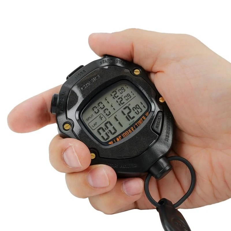 Laikrodis Casio Digital Juodas Stopwatch HS-80TW-1EF