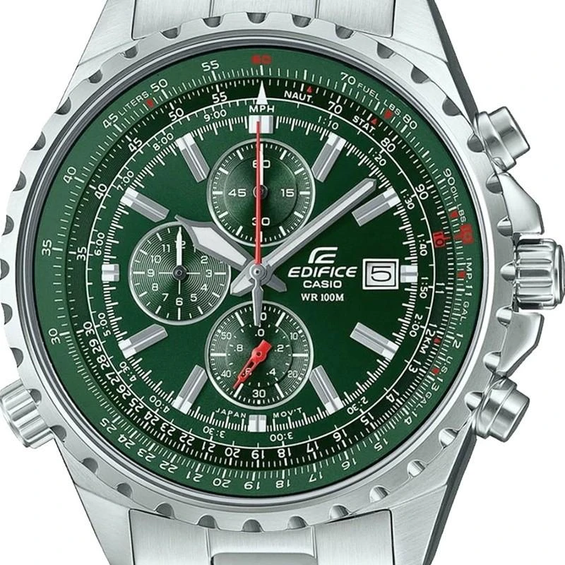 Laikrodis Casio EF-527D-3AVUEF - Sukurtas aviatoriams