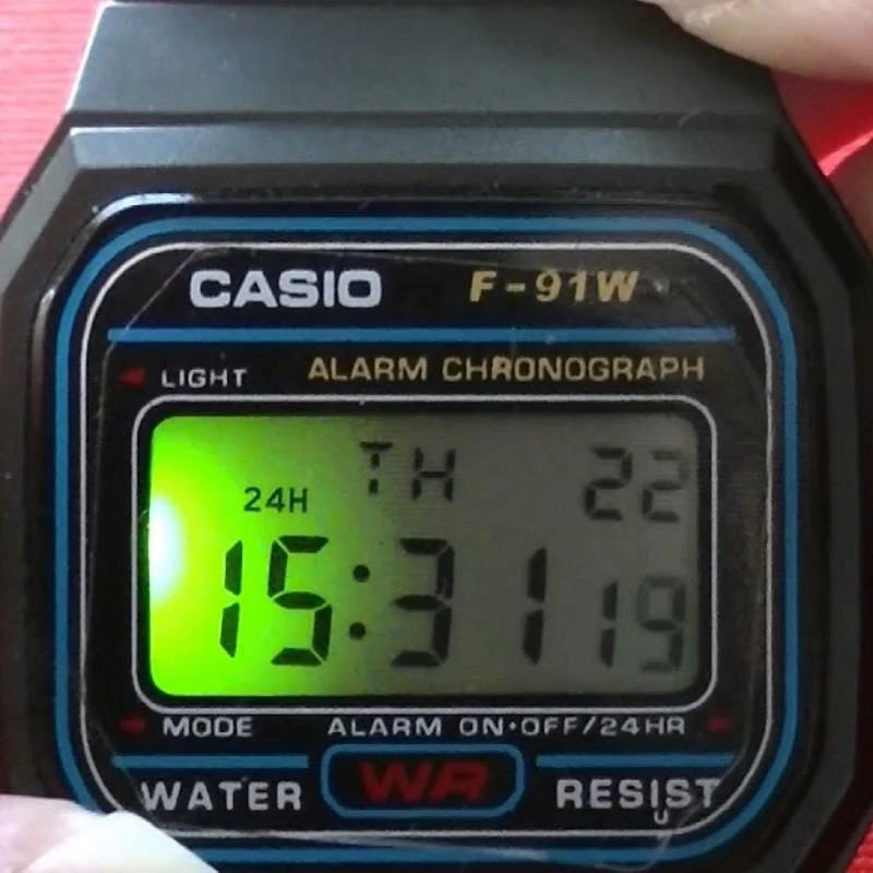 Laikrodis Casio F-91W-1YEG