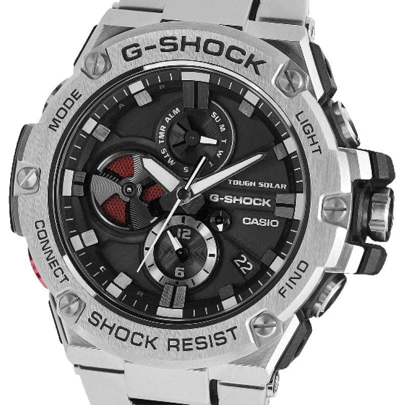Laikrodis Casio G-SHOCK G-STEEL „Bluetooth“ saulės energija varomas GST-B100D-1AER
