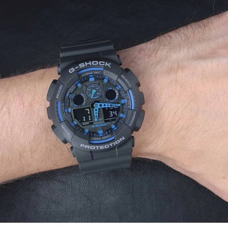 VYRIŠKAS LAIKRODIS CASIO G-SHOCK GA-100-1A2ER (zd135b)