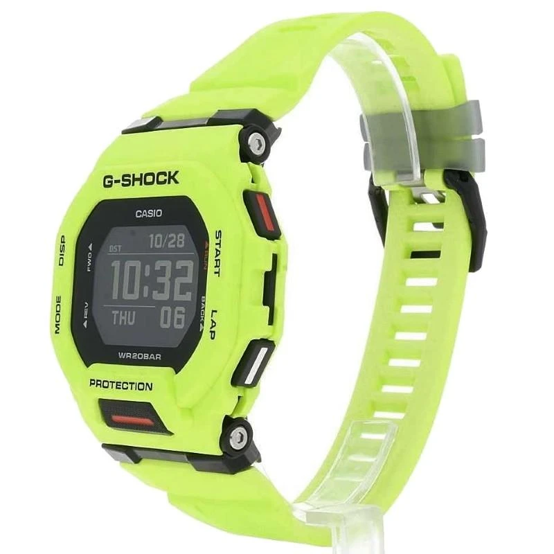 Išmanusis laikrodis Casio G-SQUAD, Salotinės spalvos su juodos spalvos detalėmis