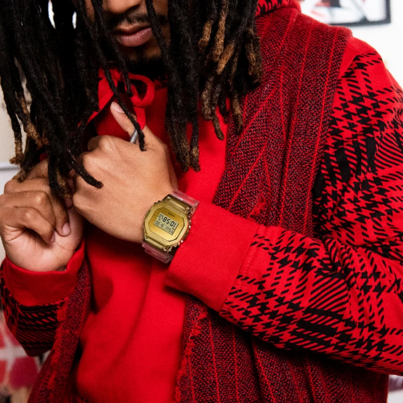 Laikrodis Casio G-SHOCK GM-5600SG-9ER SKELETON GOLD SERIES