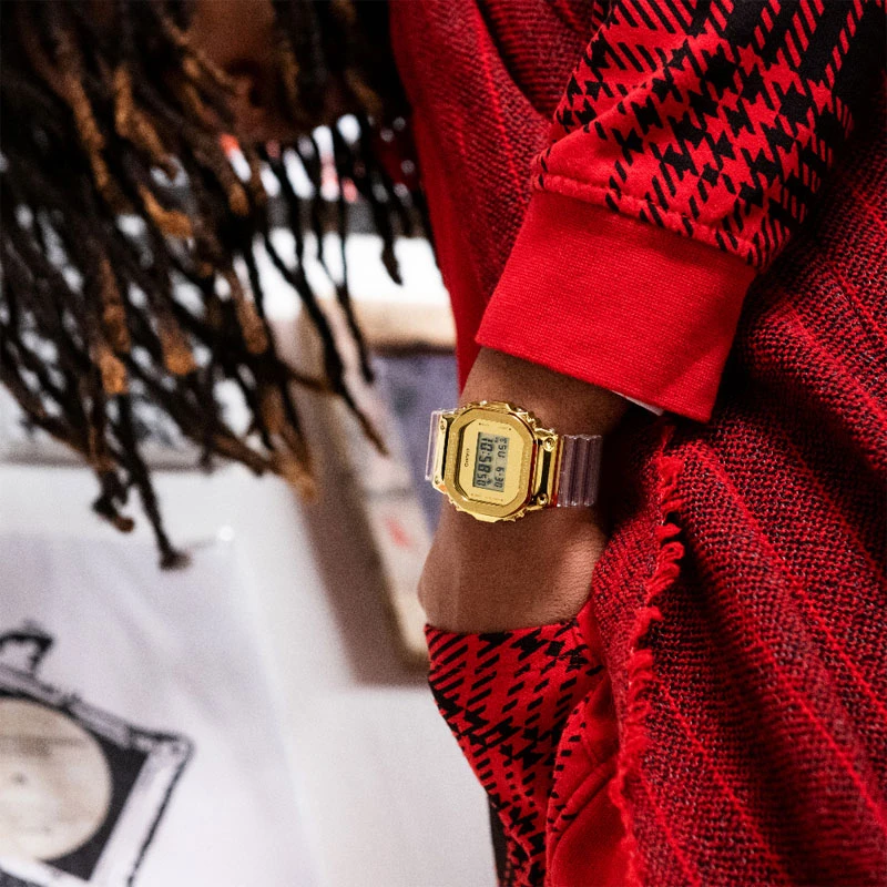 Laikrodis Casio G-SHOCK GM-5600SG-9ER SKELETON GOLD SERIES