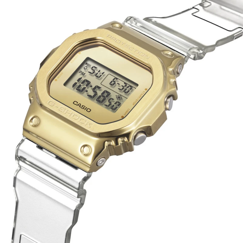 Laikrodis Casio G-SHOCK GM-5600SG-9ER SKELETON GOLD SERIES