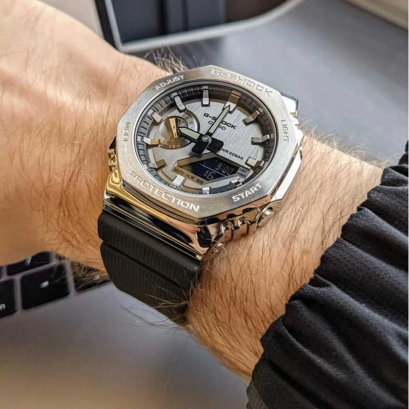 Laikrodis Casio G-SHOCK ORIGIN GM-2100-1AER METALU Dengtas