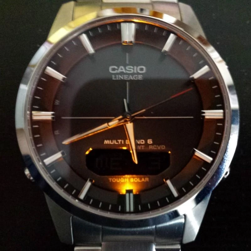 „Casio“ saulės energija valdomas radijo bangomis valdomas laikrodis LCW-M170D-1AER