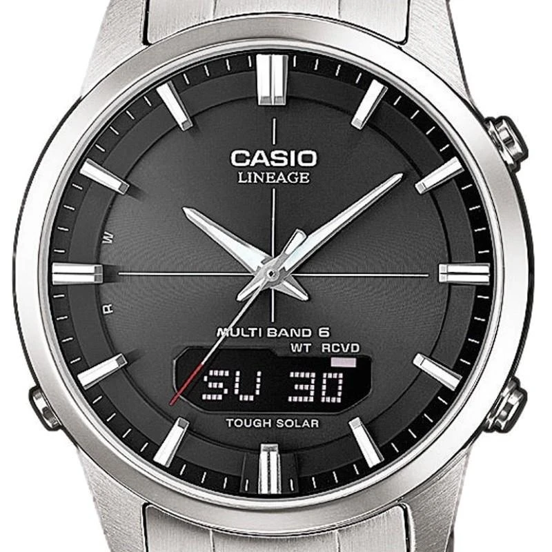 „Casio“ saulės energija valdomas radijo bangomis valdomas laikrodis LCW-M170D-1AER