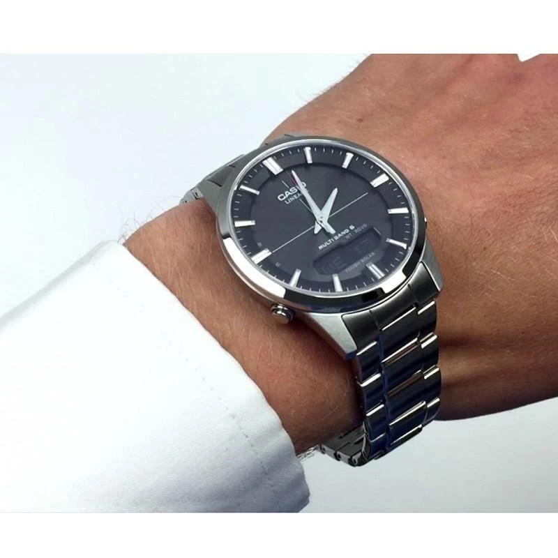 „Casio“ saulės energija valdomas radijo bangomis valdomas laikrodis LCW-M170D-1AER