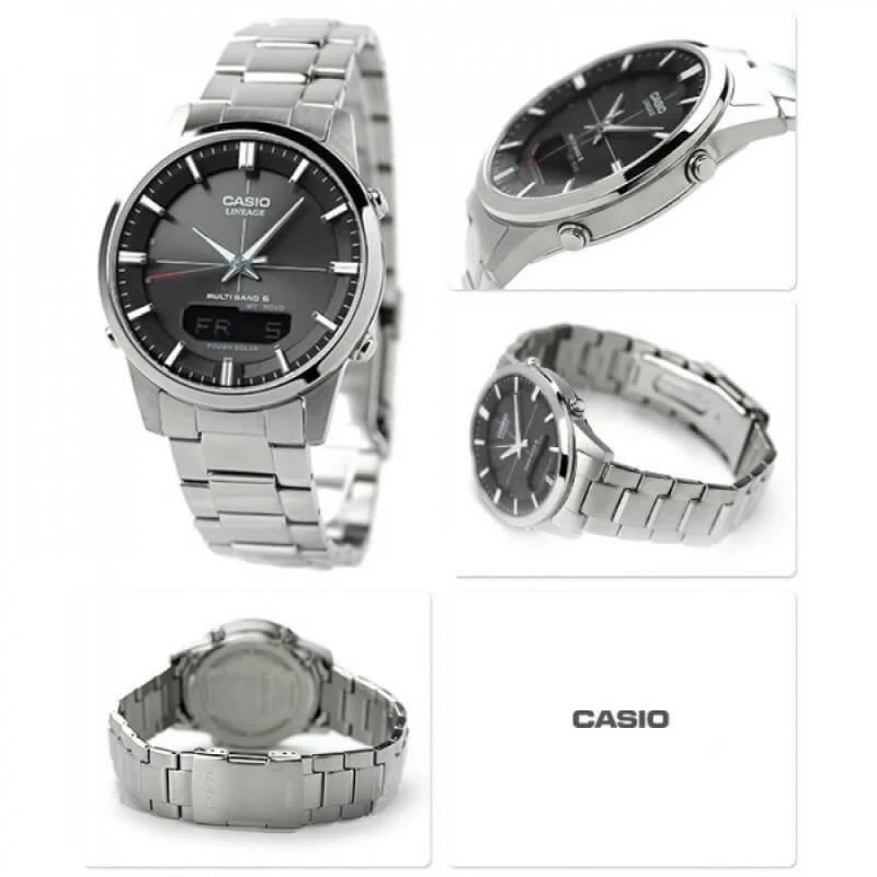„Casio“ saulės energija valdomas radijo bangomis valdomas laikrodis LCW-M170D-1AER