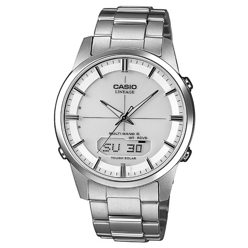 Laikrodis Casio WAVECEPTOR saulės energija varomas radijo bangomis valdomas LCW-M170TD-7AER