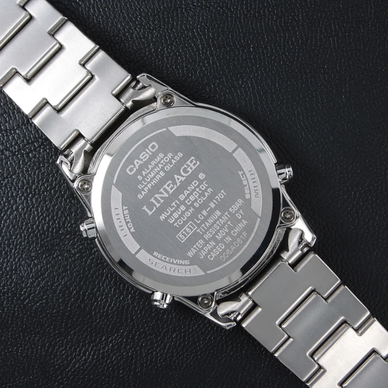 Laikrodis Casio WAVECEPTOR Saulės radijo bangomis valdomas LCW-M170TD-1AER