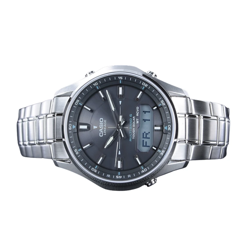 Laikrodis Casio WAVECEPTOR Saulės radijo bangomis valdomas LCW-M100DSE-1AER