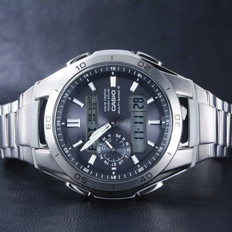 Laikrodis „Casio“ bangų receptorius Bangų receptorius WVA-M650TD-1AER